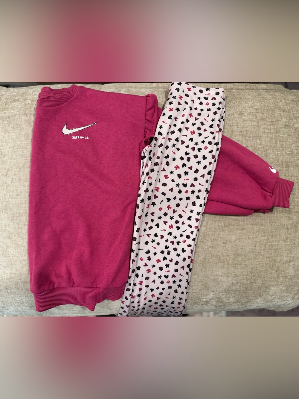 Nike Toddler Dri-FIT Essentials Crewneck And Flared Leggings 2-Piece Set